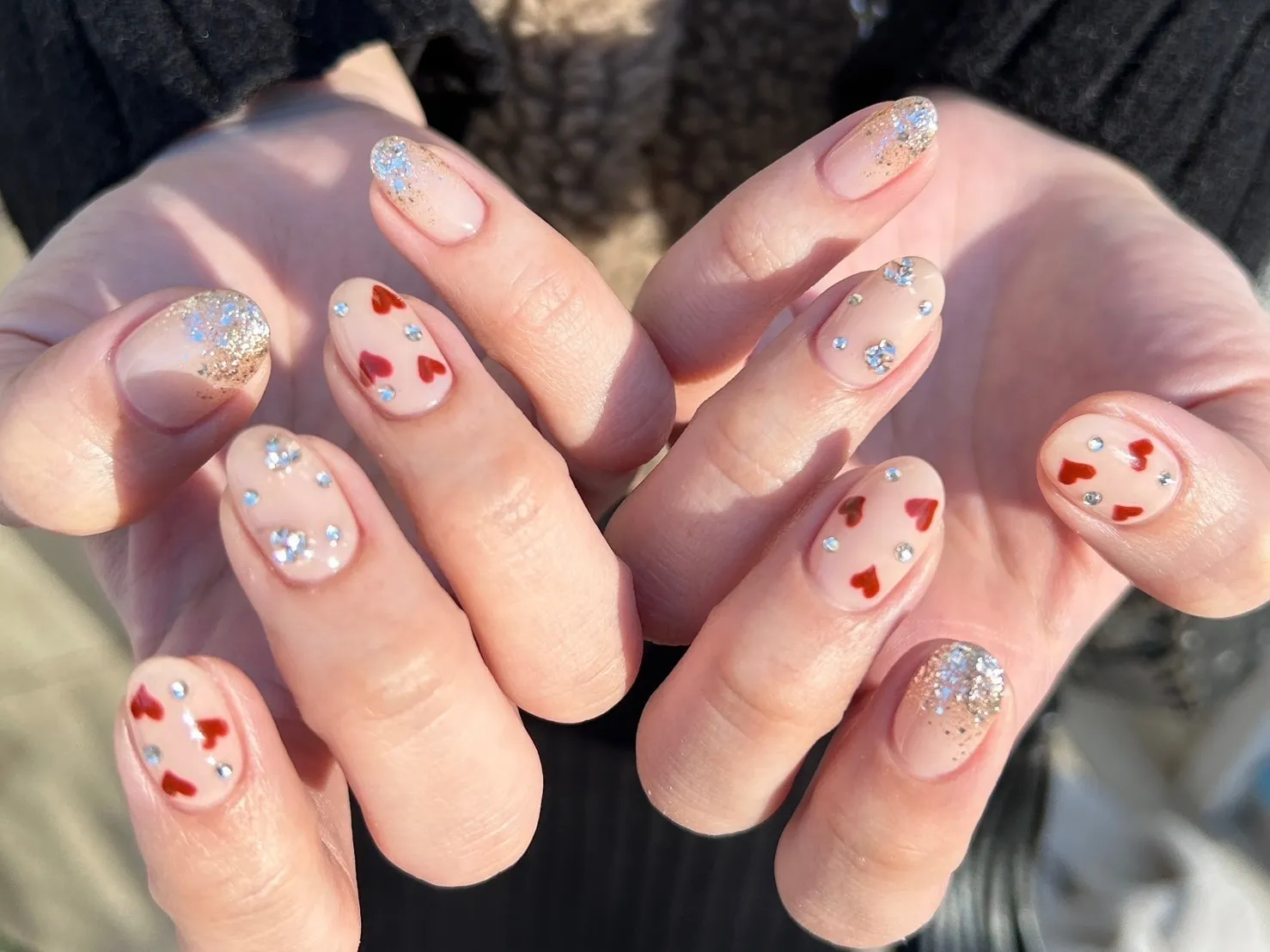 デザインネイルやり放題の実際の写真