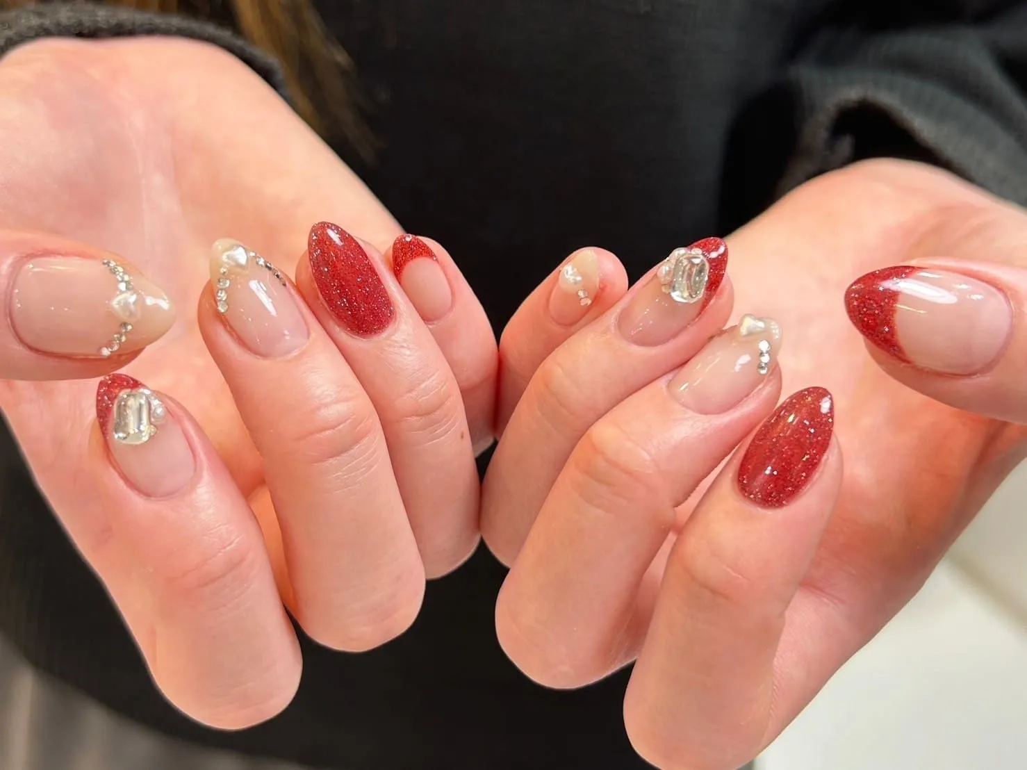 デザインネイルの実際の写真