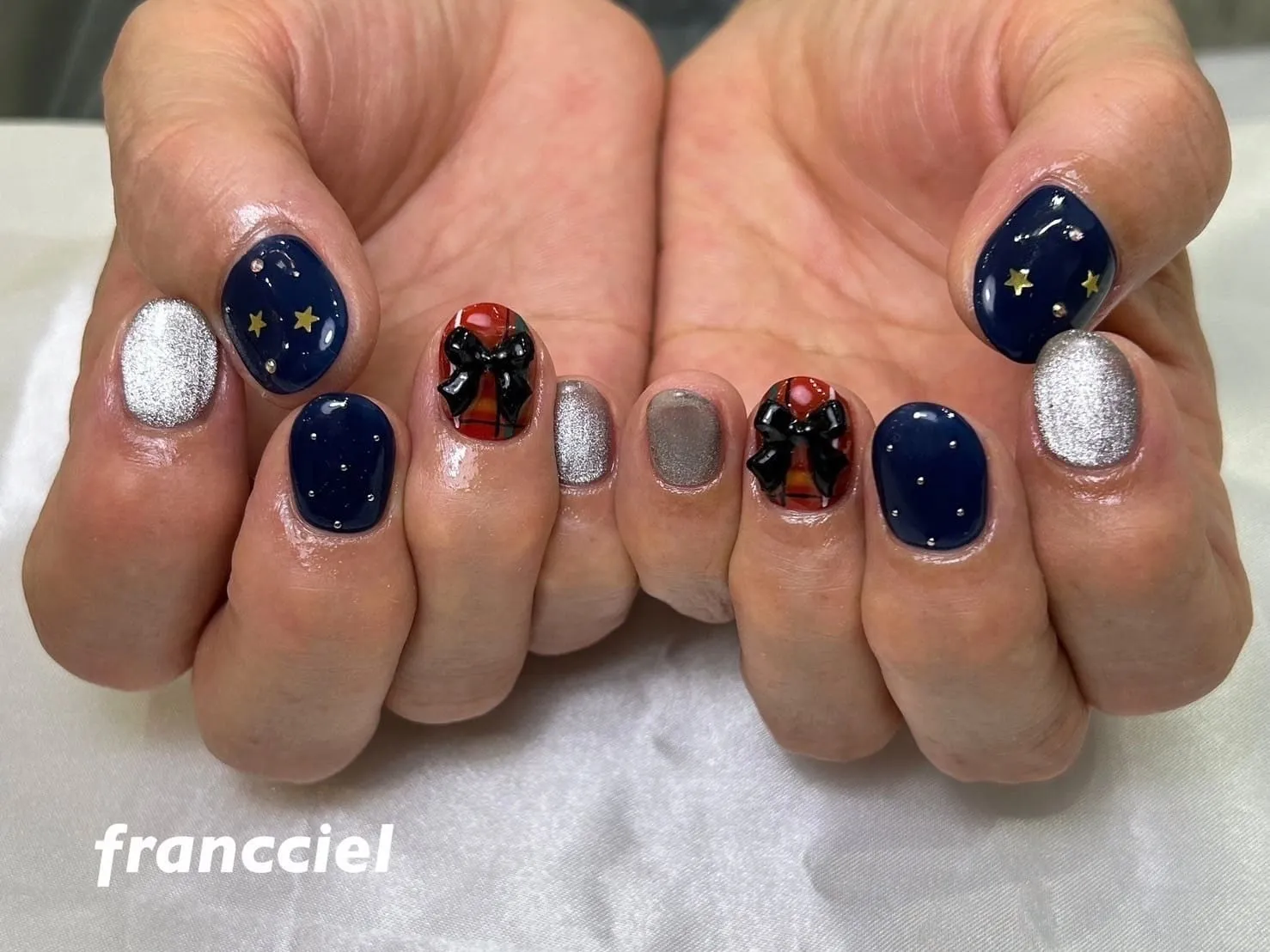 チェック×リボン×宇宙